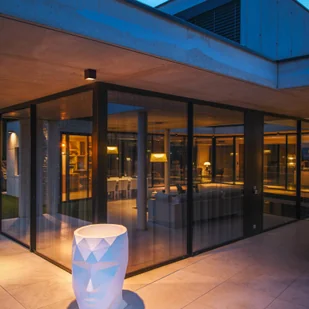 Lampa sufitowa SLV LED S-Cube, antracyt, aluminium, długość 9,5 cm - Lampy ogrodowe - miniaturka - grafika 1