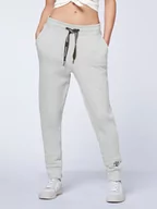 Spodnie sportowe damskie - Chiemsee Spodnie dresowe w kolorze szarym - miniaturka - grafika 1