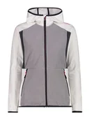 Kurtki i kamizelki sportowe damskie - CMP Kurtka hybrydowa w kolorze szaro-kremowym - miniaturka - grafika 1