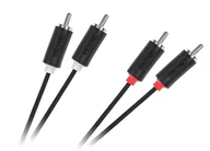 Kable - KPO3954-3 Kabel 2RCA-2RCA 3m Cabletech standard - miniaturka - grafika 1