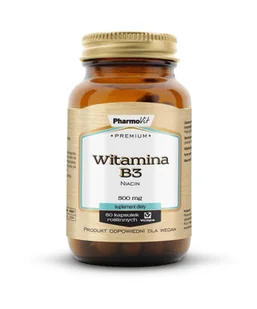 Pharmovit Premium Witamina B3, kapsułki, 60 szt. - Witaminy i minerały - miniaturka - grafika 1