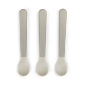 Zestawy naczyń dla dzieci - Done by Deer Łyżeczki dla Niemowląt Easy-grip 3szt Foodie Sand - miniaturka - grafika 1