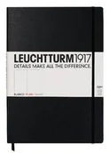 Szkolne artykuły papiernicze - Notes Master Leuchtturm1917 Slim gładki czarny 330754- - miniaturka - grafika 1