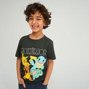 Koszulki dla chłopców - Cool Club, T-shirt chłopięcy, ciemnoszary, Pokemon - miniaturka - grafika 1