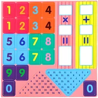 Mały naukowiec - MATEMATYCZNY TYGRYS DO NAUKI DODAWANIA I MNOŻENIA LICZYDŁO DLA DZIECI - miniaturka - grafika 1