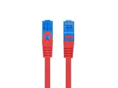 Patchcordy - Lanberg Patchcord S/FTP kat.6A 2m LSZH CCA fluke passed czerwony PCF6A-10CC-0200-R - miniaturka - grafika 1