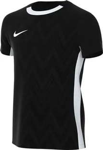 Nike Unisex Kids Top Y Nk Df Chalng V Jsy Ss, Czarny/Biały/Biały, FD7426-010, XS - Koszulki i topy damskie - miniaturka - grafika 1