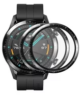 Akcesoria do smartwatchy - ZESTAW 2X Szkło Hybrydowe FULL GLUE 5D do Huawei Watch GT 2 46mm czarny - miniaturka - grafika 1