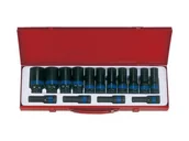 Zestawy narzędziowe - KING TONY Zestaw nasadek udarowych 4415MP, 1/2'', 6-kątne, 10-32 mm - miniaturka - grafika 1