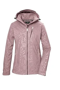 killtec Damska kurtka softshellowa/kurtka outdoorowa z odpinanym kapturem KOS 122 WMN SFTSHLL JCKT FLORAL, woodrose, 44, 42846-000 - Kurtki damskie - miniaturka - grafika 1