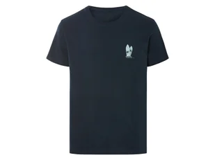 LIVERGY® T-shirt męski z bawełny (Granatowy, S (44/46)) - Koszulki męskie LIVERGY® T-shirt męski z bawełny (Granatowy, S (44/46)) - Koszulki męskie - miniaturka - grafika 1