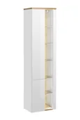 Szafki łazienkowe - Comad Bahama White szafka 170 cm boczna wysoka wisząca Biel Alpejska/Dąb Wotan BAHAMAWHITE800FSC - miniaturka - grafika 1