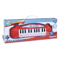 Instrumenty muzyczne dla dzieci - Bontempi 12 2407 fortepian, czerwony - miniaturka - grafika 1