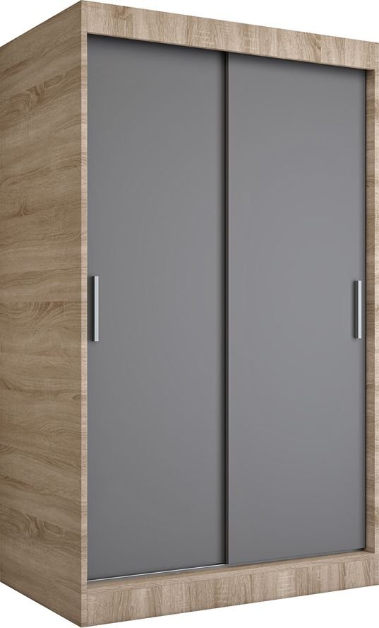 Elior Szafa przesuwna dąb sonoma + antracyt 120 cm - Corina 3X