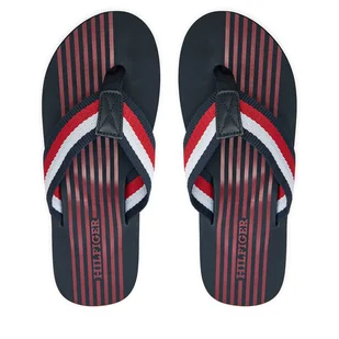 Japonki Tommy Hilfiger FM0FM05236 Granatowy - Klapki i japonki męskie - miniaturka - grafika 1