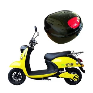 Skuter elektryczny E-MIO Destina z kufrem Żółty - Skutery - miniaturka - grafika 1