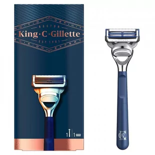 Golarka ręczna z wymiennym wkładem Gillette King Neck Shaver (7702018545292) - Maszynki do golenia i wkłady - miniaturka - grafika 1