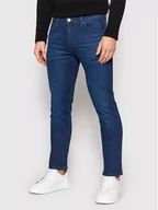 Spodnie męskie - Wrangler Jeansy Larston W18SYI39K Niebieski Slim Fit - miniaturka - grafika 1
