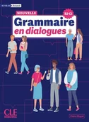 Książki do nauki języka francuskiego - Grammaire en dialogues niveau avance online - Claire Miquel - podręcznik - miniaturka - grafika 1