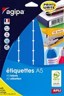 Etykiety do drukarek - APLI 114342 etykiety wielofunkcyjne, 24 x 33,5 mm, niebieskie, 320 sztuk - miniaturka - grafika 1