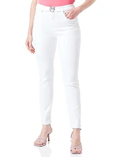 Pinko Susan Skinny Bull Power Jeansy damskie, Z04_bianco Brill., 27 - Spodnie damskie - miniaturka - grafika 1