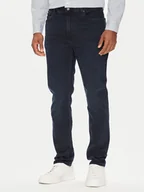 Spodnie męskie - Tommy Hilfiger Jeansy Bleecker MW0MW40676 Granatowy Slim Fit - miniaturka - grafika 1
