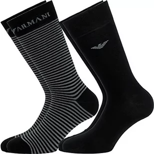 Emporio Armani Skarpety męskie, czarny, rozmiar uniwersalny - Skarpetki męskie - miniaturka - grafika 1