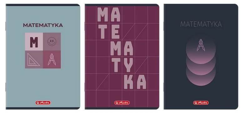 Zeszyt A4 w kratkę 60 kartek Matematyka 5 sztuk Herlitz