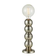 Lampy stojące - Kulista lampa stołowa Gong 108781 Markslojd szkło przezroczysty srebrny - miniaturka - grafika 1