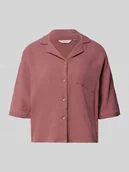 Bluzki damskie - Bluzka koszulowa o kroju regular fit z czystej bawełny model 'THYRA' - miniaturka - grafika 1