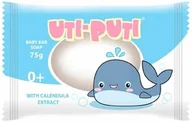 Kosmetyki kąpielowe dla dzieci - Mydło w Kostce dla Dzieci z Nagietkiem, UTI-PUTI, 75g - miniaturka - grafika 1