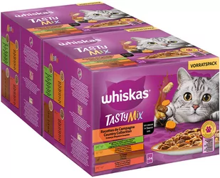 Zestaw Whiskas Tasty Mix, saszetki, 48 x 85 g - Kolekcja wiejskich smaków w sosie - Mokra karma dla kotów - miniaturka - grafika 1