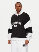 Bluzy męskie - Champion Bluza 220435 Czarny Regular Fit - miniaturka - grafika 1