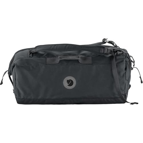 Fjällräven Uniseks Färden Duffel 80 plecak, Coal Black, czarny, Mittelgroße