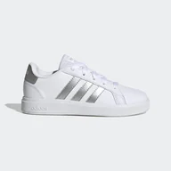 Buty trekkingowe dziecięce - Buty do chodzenia dla dzieci Adidas Grand Court Lifestyle Tennis Lace-Up - miniaturka - grafika 1
