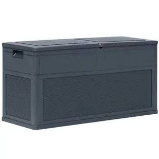 vidaXL Skrzynia ogrodowa, 320 L, antracytowa vidaXL - Skrzynie ogrodowe - miniaturka - grafika 1