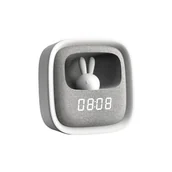 Lampy stojące - Lampa stołowa Bunny biała budzik 2.5 W LED Sanico - miniaturka - grafika 1