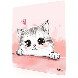 DUŻA PODKŁADKA POD MYSZKĘ Kitty Catty 30x30 TILT Dla gracza Duża XL - Podkładki pod mysz - miniaturka - grafika 1