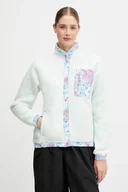 Bluzy damskie - Helly Hansen bluza polarowa IMPERIAL damska kolor zielony gładka 63372 - miniaturka - grafika 1