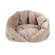 Legowiska dla psów - Amiplay Siena Legowisko Kokon M Beżowe Dla Psa - miniaturka - grafika 1