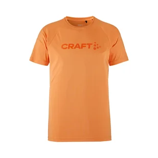 Męska Koszulka z krótkim rękawem CRAFT CORE ESSENCE LOGO TEE M 1911786-533000 – Pomarańczowy - Koszulki męskie - miniaturka - grafika 1