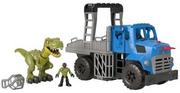 Samochody i pojazdy dla dzieci - Mattel Samochód Jurassic World 3 Transporter Ucieczka dinozaura GVV50 - miniaturka - grafika 1