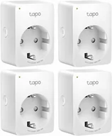 Systemy inteligentnych domów - TP-Link TP-LINK TAPO P100 GNIAZDKO SMART PLUG WI-FI 4 SZT TAPO P1004 PACK - miniaturka - grafika 1