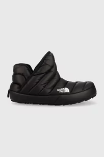 The North Face kapcie WOMEN S THERMOBALL TRACTION BOOTIE kolor czarny - Kapcie damskie - miniaturka - grafika 1