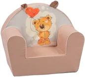 Krzesła obrotowe dla dzieci - Delsit, Fotel z pianki dla dziecka, Miś Balonik, DT8-005 - miniaturka - grafika 1