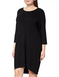 VERO MODA Sukienka damska, Czarny/szczegóły: różowe złoto zamek błyskawiczny, S - Sukienki - miniaturka - grafika 1