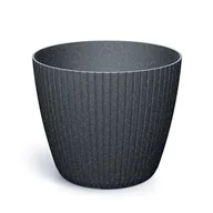 Donice - DONICZKA LAMIA ROUND ECO WOOD - ANTRACYTOWY 12.8L - miniaturka - grafika 1