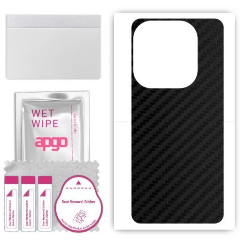 folia naklejka skórka strukturalna na TYŁ do Infinix Smart 8 Plus - Carbon - apgo SKINS