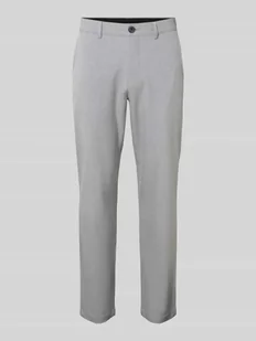 Chinosy o kroju slim fit z dodatkiem wiskozy model ‘175 SLIM ROBERT FLEX’ - Spodnie męskie - miniaturka - grafika 1