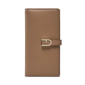 Portfele - Duży Portfel Damski Furla Flow Continental Bifold WP00402-BX2045-1257S-1007 Beżowy - miniaturka - grafika 1
